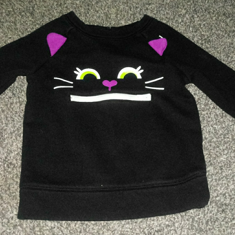 GIRLS SIZE 2T CAT & JACK SWEATSHIRT